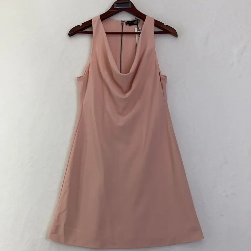 Alice + Olivia Harmony Mini Racerback Dress in Blush - Picture 5 of 8